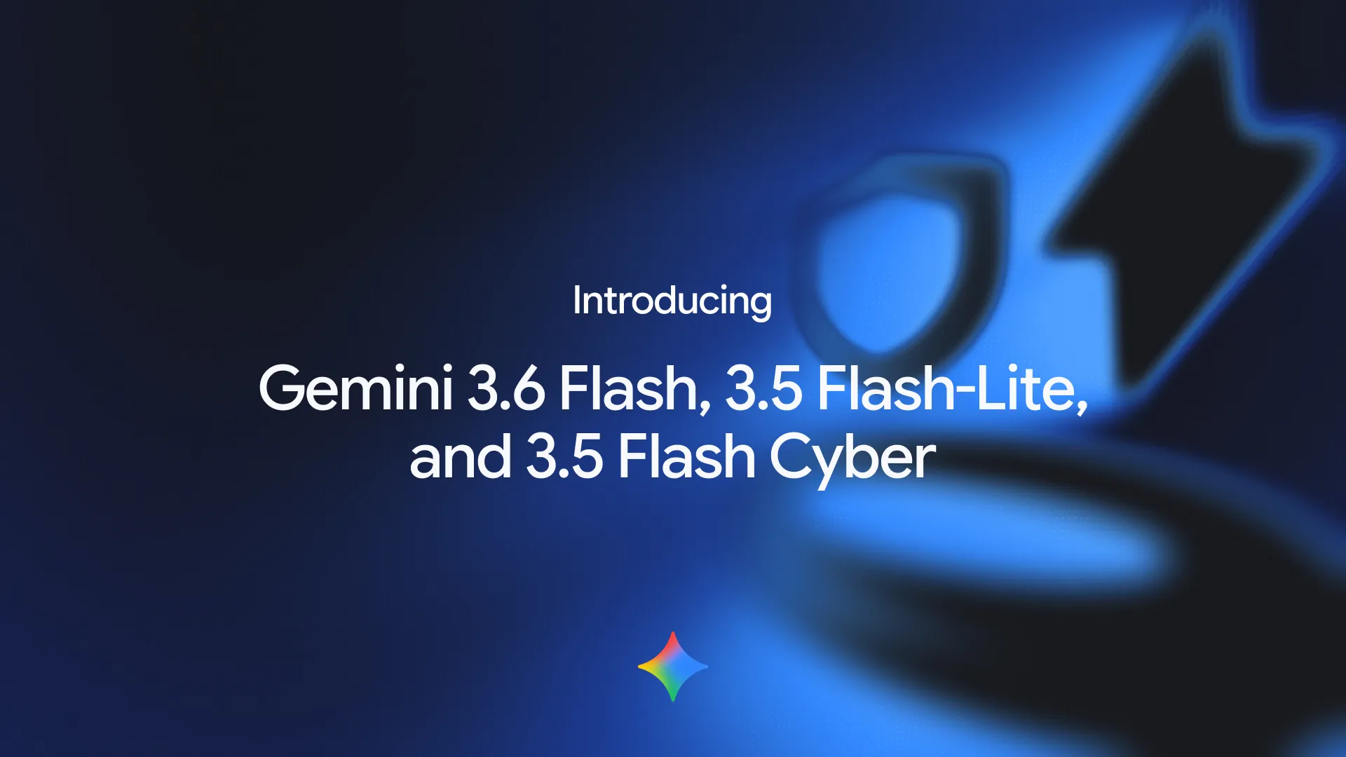 Official Google artwork introducing Gemini 3.6 Flash, 3.5 Flash-Lite and 3.5 Flash Cyber